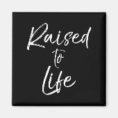 Cute Christian Baptism Gift For New Believers Rais Magneet (Voorkant)