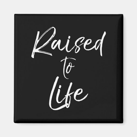 Cute Christian Baptism Gift For New Believers Rais Magneet (Voorkant)