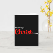 Cute Christian Christmas Shirt Faith Based Holiday Kaart (Gele Bloem)