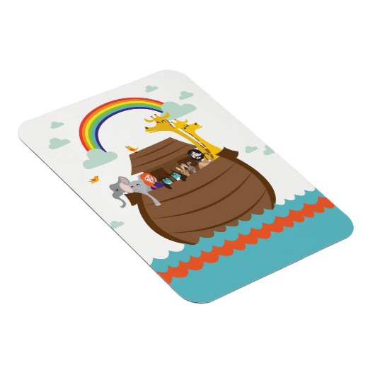Cute Christian Kids Magnet Bible Story Noah’s Ark Magneet (Rechterzijde)