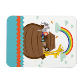 Cute Christian Kids Magnet Bible Story Noah’s Ark Magneet (Horizontaal)