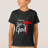 Cute Christian Salvation Quote Gift I Am A Child O T-shirt (Voorkant)