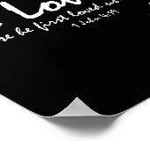 Cute Christian Valentines Day Women Bible Verse He Poster (Hoek)