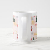 Cute Christmas Aesthetic Mug Grote Koffiekop (Achterkant)