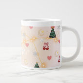 Cute Christmas Aesthetic Mug Grote Koffiekop (Rechts)