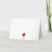 Cute Christmas and Winter Animal Clipart Set Kaart (Achterkant)