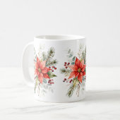 Cute Christmas Animals Illustration Koffiemok (Voorkant links)