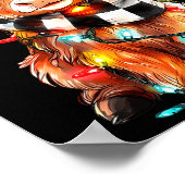 Cute Christmas Baby Highland Cow F Thanksgiving  Poster (Hoek)