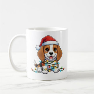 Cute Christmas Beagle Mug Koffiemok