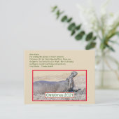 CUTE CHRISTMAS BRIEFKAART "WAT IK WIL VOOR CHRISTM (Staand voorkant)