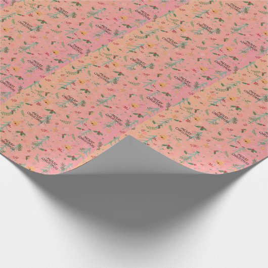 Cute Christmas Cadeaupapier (Hoek)