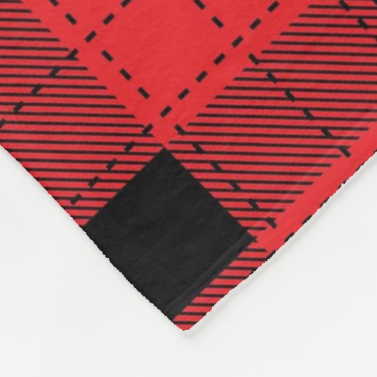 Cute Christmas Cartoon chick. customizable Fleece Deken (Hoek)