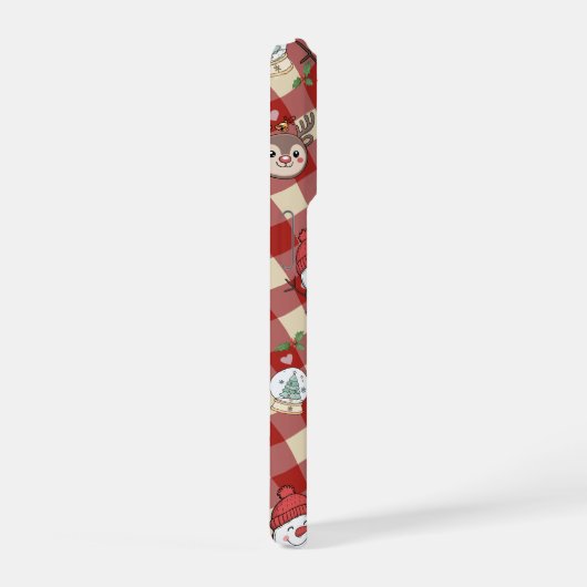 Cute Christmas Characters Phone Case iPhone Hoesje (Rechterkant)