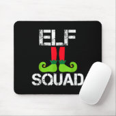 Cute Christmas Cheer Elf Squad Santa's Helper Muismat (Met muis)
