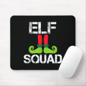 Cute Christmas Cheer Elf Squad Santa's Helper Muismat (Met muis)