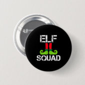 Cute Christmas Cheer Elf Squad Santa's Helper Ronde Button 5,7 Cm (Voorkant /achterkant)