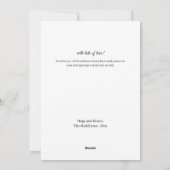 Cute Christmas Cheer Santa Suit Flat Feestdagenkaart (Achterkant)