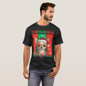 Cute Christmas Chihuahua | Festive Holiday Dog T-shirt (Voorkant volledig)