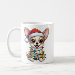 Cute Christmas Chihuahua Mug Koffiemok