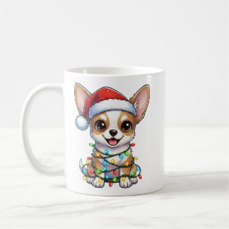 Cute Christmas Chihuahua Mug Koffiemok