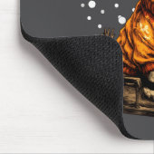 Cute Christmas Chihuahua Sledding In Snow Funny Wi Muismat (Hoek)