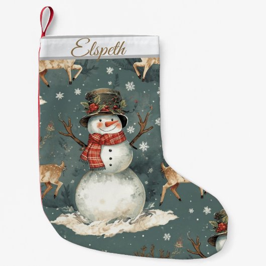 Cute Christmas Christmas Stocking Kleine Kerstsok (Voorkant)