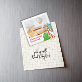 Cute Christmas Cookie Holiday Photo Custom Magneet
