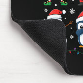 Cute Christmas Dabbing Santa Elf Reindeer Boys Gir Muismat (Hoek)