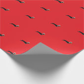 cute christmas dachshund  cadeaupapier (Hoek)