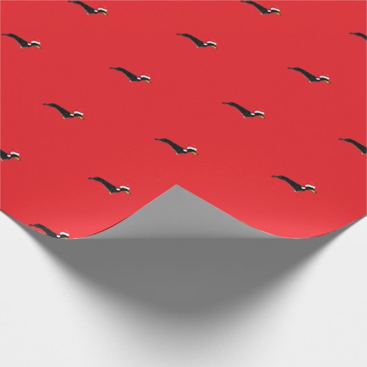 cute christmas dachshund  cadeaupapier (Hoek)