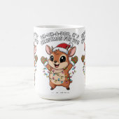 Cute Christmas Dik-Dik – Festive Holiday Lights & Koffiemok (Center)