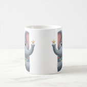 Cute Christmas Elephant Coffee Mug Koffiemok (Center)