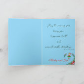 Cute Christmas Elf Duo Holiday Greeting Kaart (Binnen)