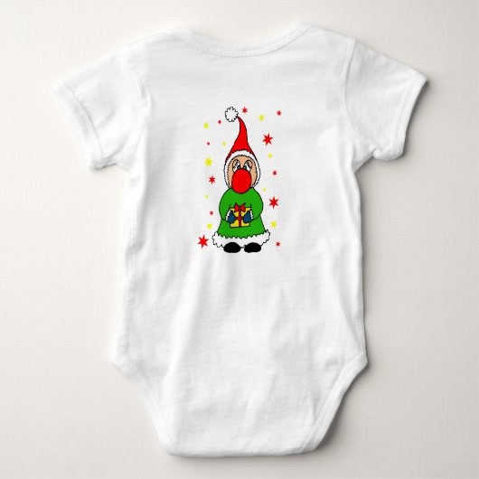 Cute Christmas elf Romper (Achterkant)