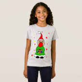 Cute Christmas elf T-shirt (Voorkant volledig)