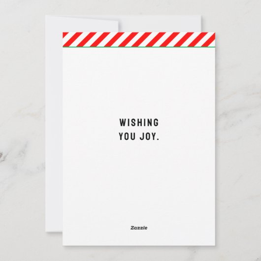 Cute Christmas Feestdagenkaart (Achterkant)