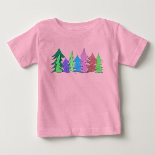 Cute Christmas Forest Colorful (Voorkant)