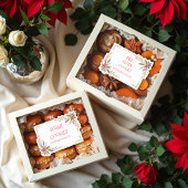 Cute Christmas Frame For Cookies Exchange Party Sticker