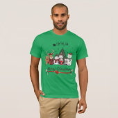 Cute Christmas Friends Shirt, Merry Christmas Squa T-shirt (Voorkant volledig)