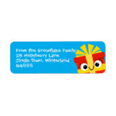 Cute Christmas Gift Address Label (Voorkant)
