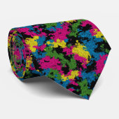 Cute Christmas Gifts For Men Camouflage Print  Stropdas (Opgerold)