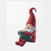 Cute Christmas gnome Fleece Deken (Voorkant)