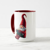 Cute Christmas gnome Mok (Voorkant links)