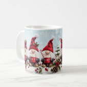 Cute Christmas Gnome Mug Koffiemok (Voorkant links)