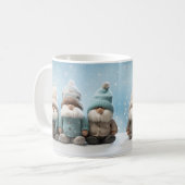 Cute Christmas Gnome Mug Koffiemok (Voorkant links)