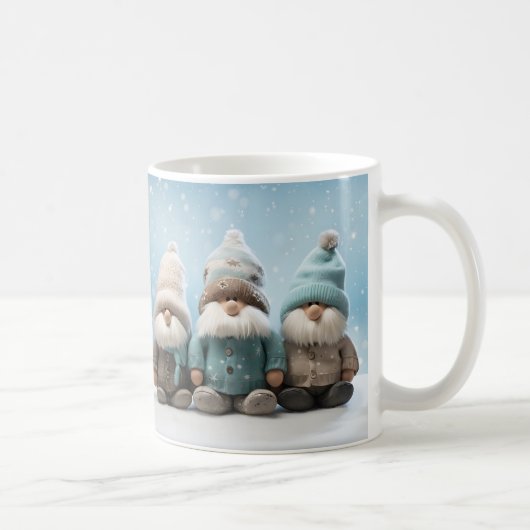 Cute Christmas Gnome Mug Koffiemok (Rechts)