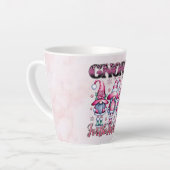 Cute Christmas Gnome Mug Latte Mok (Linkerhoek)