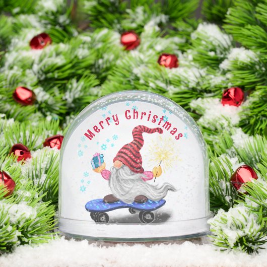 Cute Christmas Gnome Snow Globe Sneeuwbol (Kerstmis)