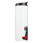 Cute Christmas gnome Thermosbeker (Gedraaid links)