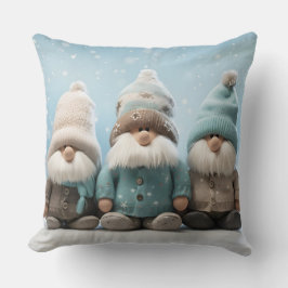 Cute Christmas Gnome Throw Pillow Kussen